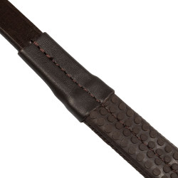 Bridão mexicano Supreme com focinheira anatómica Castanho escuro