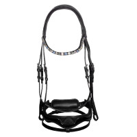 Bridão Moulin Rouge Acavallo em couro de bezerro Preto Bridão Moulin Rouge Acavallo em couro de bezerro Preto