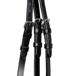 Bridão Moulin Rouge Acavallo em couro de bezerro Preto