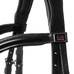 Bridão Supreme com muserola anatómica curvada Preto