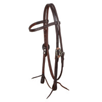 Bridão western Lakota com fivelas decorativas em prata Envernizado