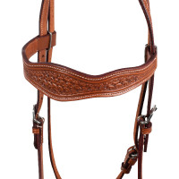 Bridão western McBryan basket tooling Envernizado