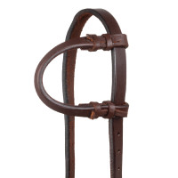 Bridão western Pool’s one-ear fivelas German Buckles Envernizado