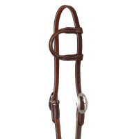 Bridão western Pool's one-ear em couro Envernizado