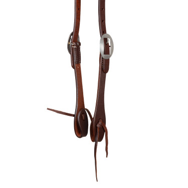 Bridão western Pool's one-ear em couro Envernizado