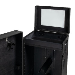 Armário de sela Equestro preto 65×62×138 cm Preto F026