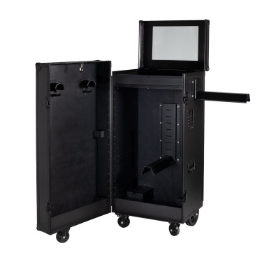 Armário de sela Equestro preto 65×62×138 cm Preto F026