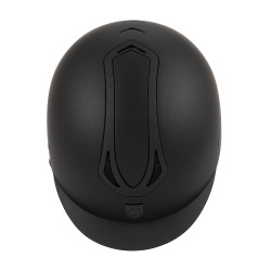 Capacete Equestro unissex Azael com roda de ajuste traseira com EN 1384-2023 Preto / preto