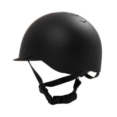 Capacete Equestro unissex Azael com roda de ajuste traseira com EN 1384-2023 Preto / gunmetal Cinzento