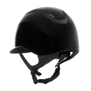 Capacete feminino Equestro Apocalypse com casco brilhante homologado EN 1384-2023 Preto / preto Capacete feminino Equestro Apocalypse com casco brilhante homologado EN 1384-2023 Preto / preto