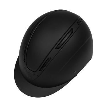 Capacete unissex Equestro Apocalypse casco fosco EN 1384-2023 Preto / preto