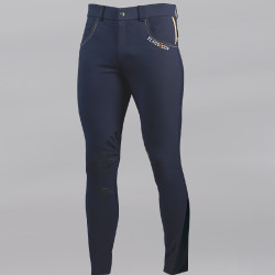 Pantalon Flags & Cup Saint Malo homme Bleu marine
