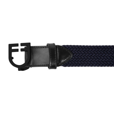 Cinto elástico Equestro com fivela com logótipo preto Marinho Azul-marinho