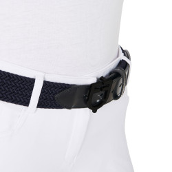 Cinto elástico Equestro com fivela com logótipo preto Marinho Azul-marinho