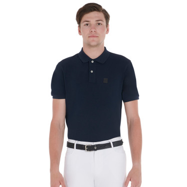 Cinto de couro elástico Equestro Preto