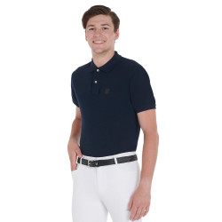 Cinto de couro elástico Equestro Preto