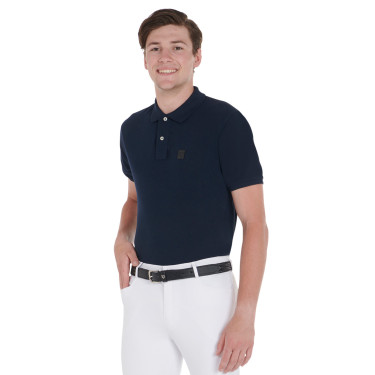 Cinto de couro elástico Equestro Preto