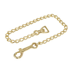 Corrente longa Equestro em latão resistente Conhaque Castanho