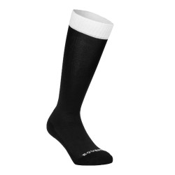 Meias unissexo Equestro Basic em tecido técnico Preto / branco