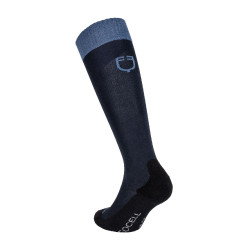 Meias unissexo Equestro Basic em tecido técnico Blazer marinho / mar de Berling Azul
