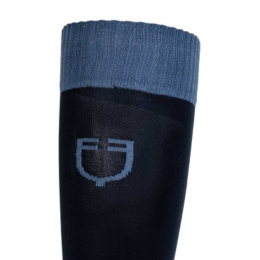 Meias unissexo Equestro Basic em tecido técnico Blazer marinho / mar de Berling Azul