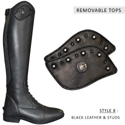 Botas PRATONI pretas Canter Botas PRATONI pretas Canter