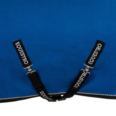 Camisola de box Equestro x FISE em tecido favo de mel Azul da Savoia