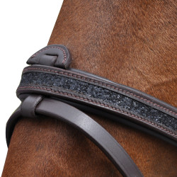 Bridão Canter Preto com strass Bridão Canter Preto com strass