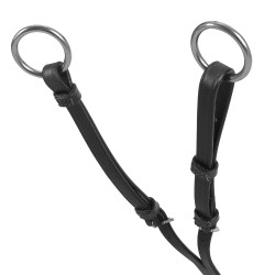 Peitoral em couro Equestro modelo Y Fork Preto