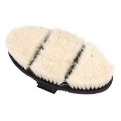 Escova de limpeza Equestro flexível com cerdas macias Natural Castanho