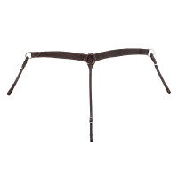 Peitoral western Lakota em couro Envernizado