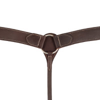 Peitoral western Lakota em couro Envernizado