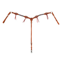 Peitoral western Pool’s Deluxe Natural Castanho