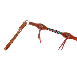 Peitoral western Pool’s Deluxe Natural Castanho