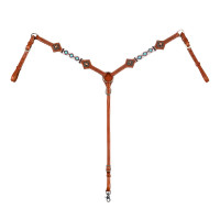 Peitoral western Pool’s Oceano Natural Castanho