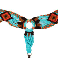 Peitoral western Pool’s Rope Waves Natural Castanho