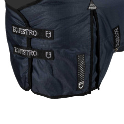 Manta de exterior Equestro Nevada 250g tecido ripstop Marinho Azul-marinho