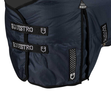 Manta de exterior Equestro Nevada 250g tecido ripstop Marinho Azul-marinho
