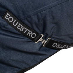 Manta de exterior Equestro Nevada 250g tecido ripstop Marinho Azul-marinho