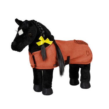 Manta polar Equestro para cavalo de brinquedo Vermelho tijolo