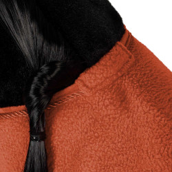 Manta polar Equestro para cavalo de brinquedo Vermelho tijolo