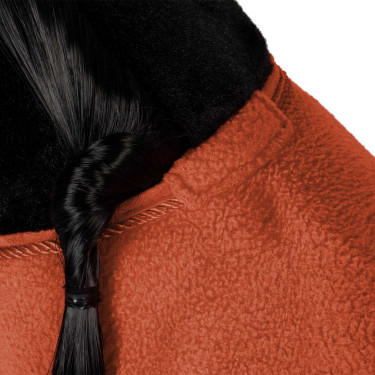 Manta polar Equestro para cavalo de brinquedo Vermelho tijolo