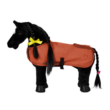 Manta polar Equestro para cavalo de brinquedo Vermelho tijolo