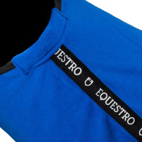 Manta de polar Equestro x FISE com fecho frontal Azul da Savoia