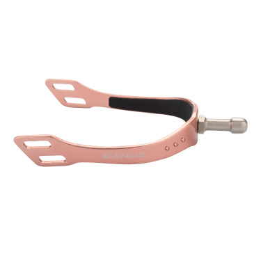 Esporas Acavallo Arena Aluplus 2.0 com strass Rosa antigo