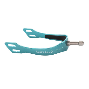 Esporas Acavallo Arena Aluplus 2.0 com strass Azul céu