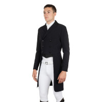 Frac de dressage masculino Equestro em tecido técnico Blazer marinho Azul-marinho