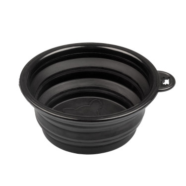 Taça dobrável para cão de pequeno porte Supreme Preto