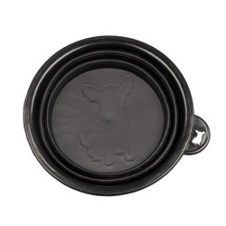 Taça dobrável para cão de pequeno porte Supreme Preto