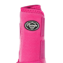 Guarnições anteriores western Platinum Pro Star Anatomic Fúcsia Rosa